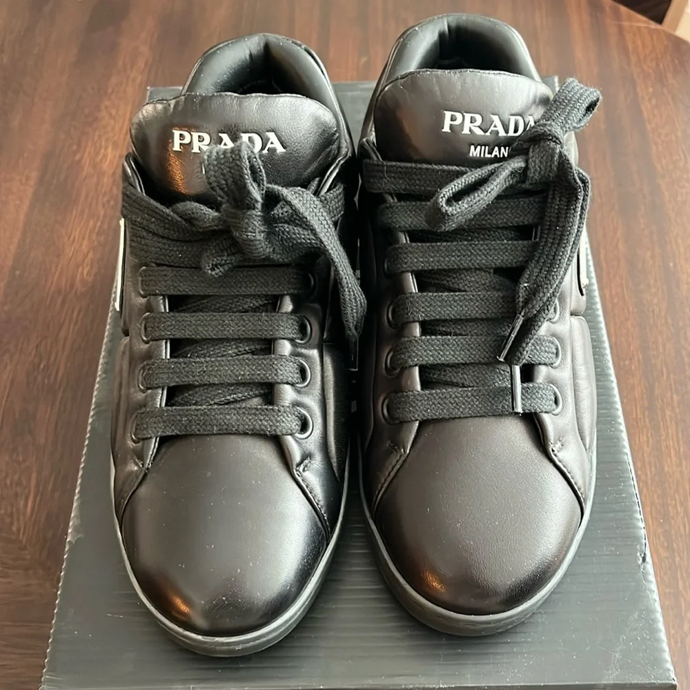 PRADA Nappa Soft leather sneakers - Picture 13 of 14